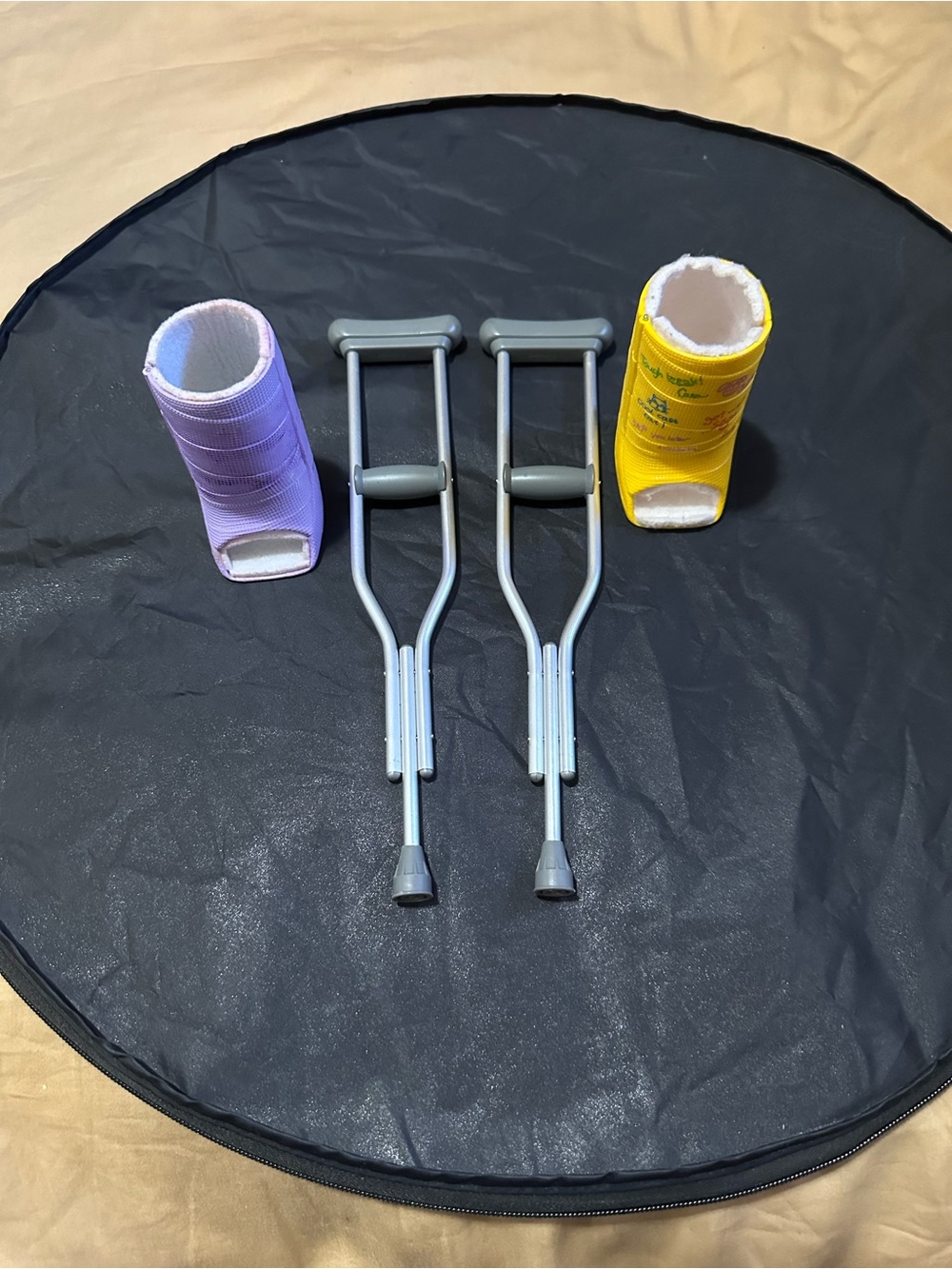American Girl Dolls Crutches and Casts Set